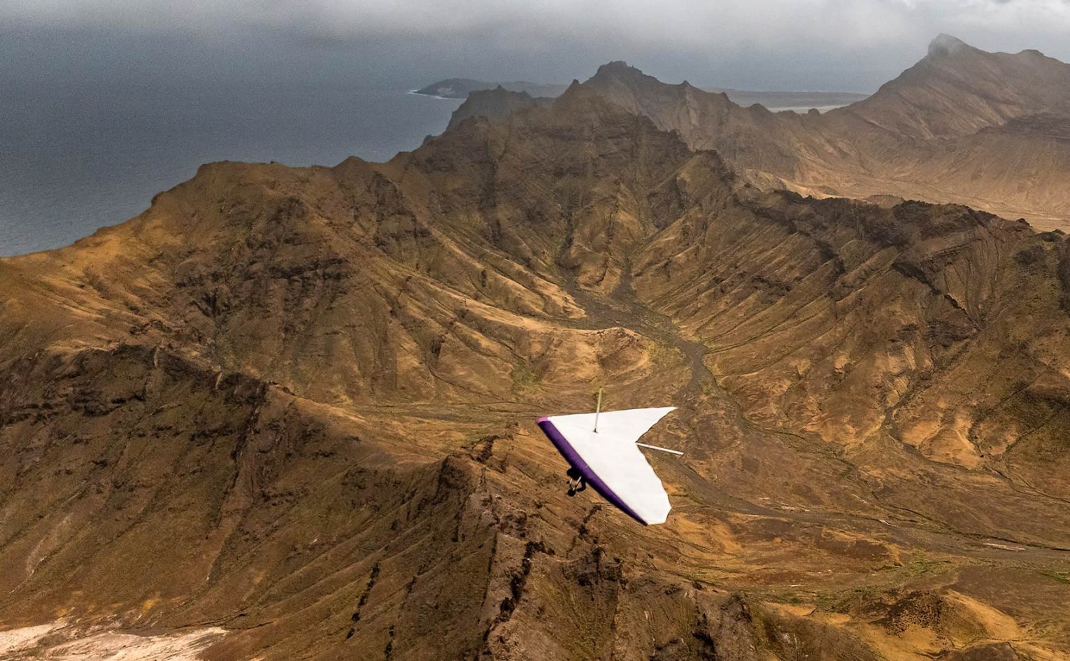 Hang-gliding in Cap Verde