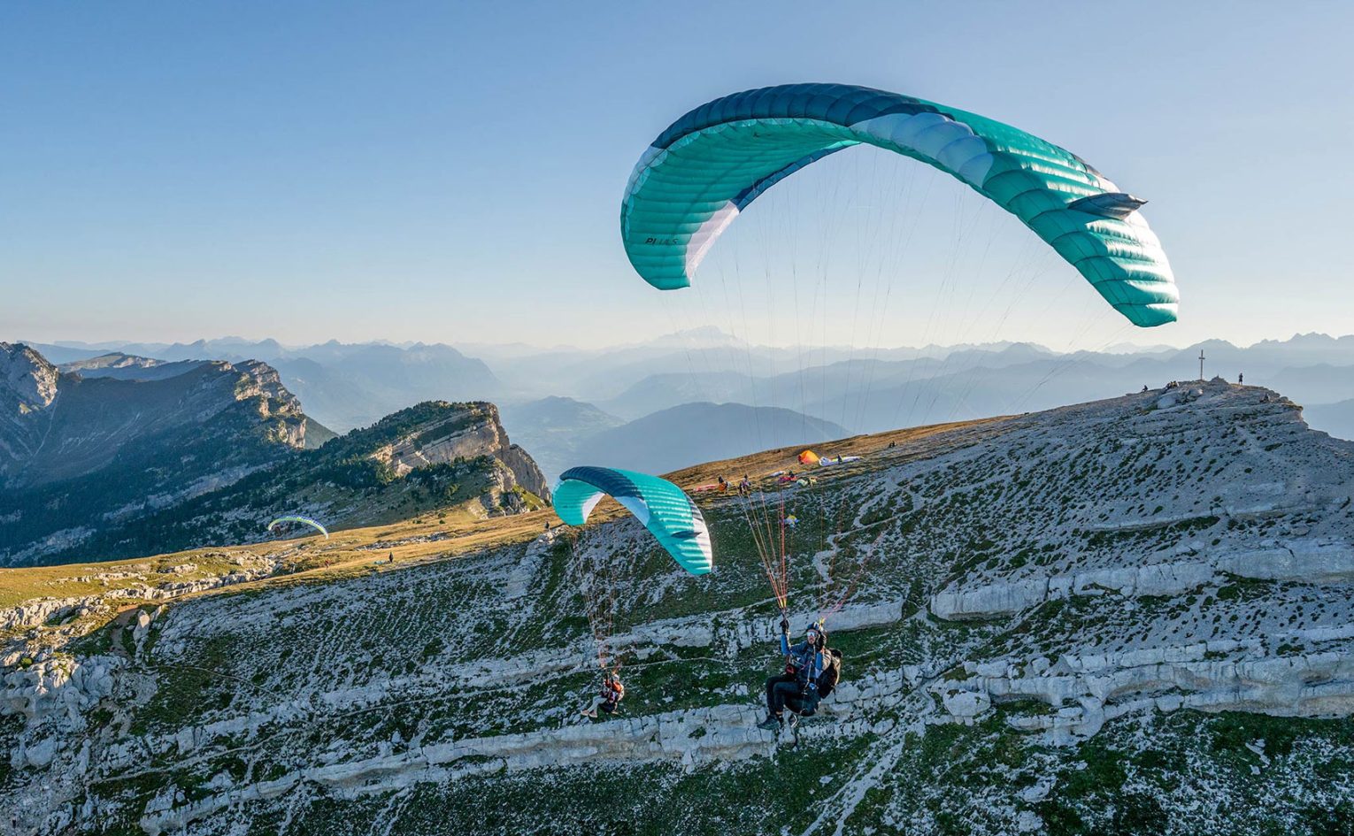Hike-and-fly at the Coupe Icare