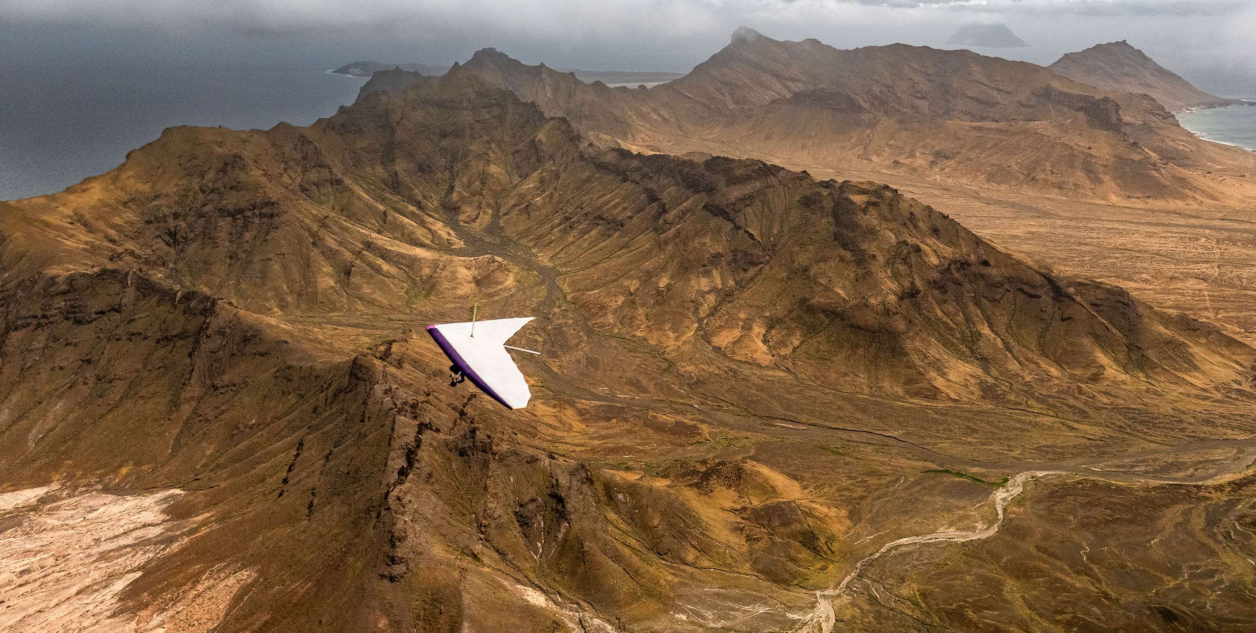 short-pack hang gliding in Cape Verde
