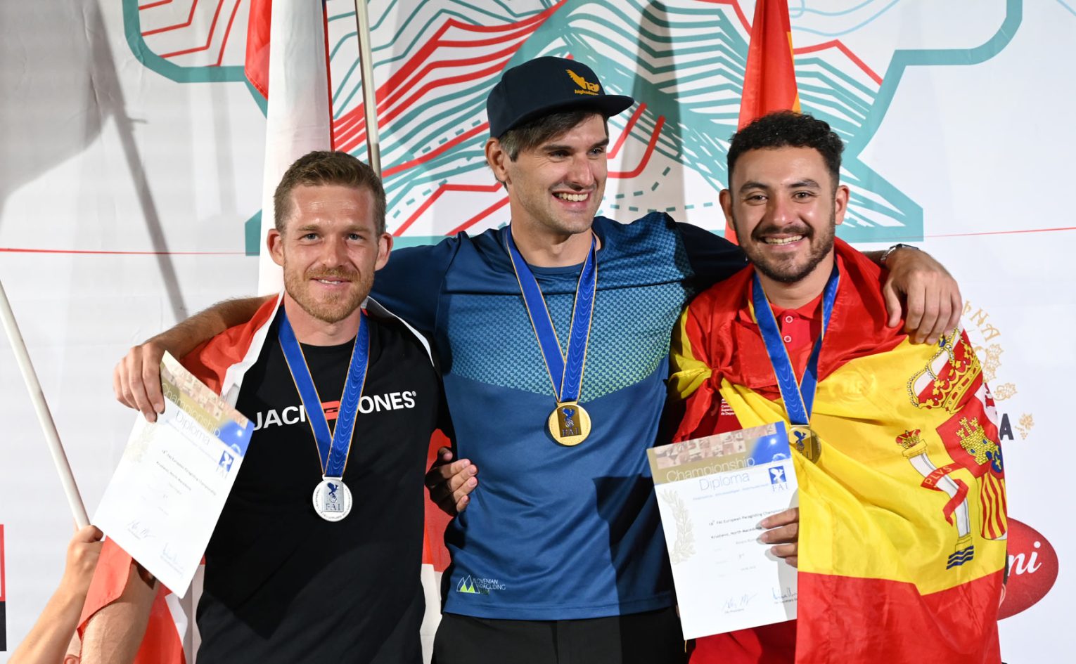 FAI European Championships 2026, Krusevo, overall podium