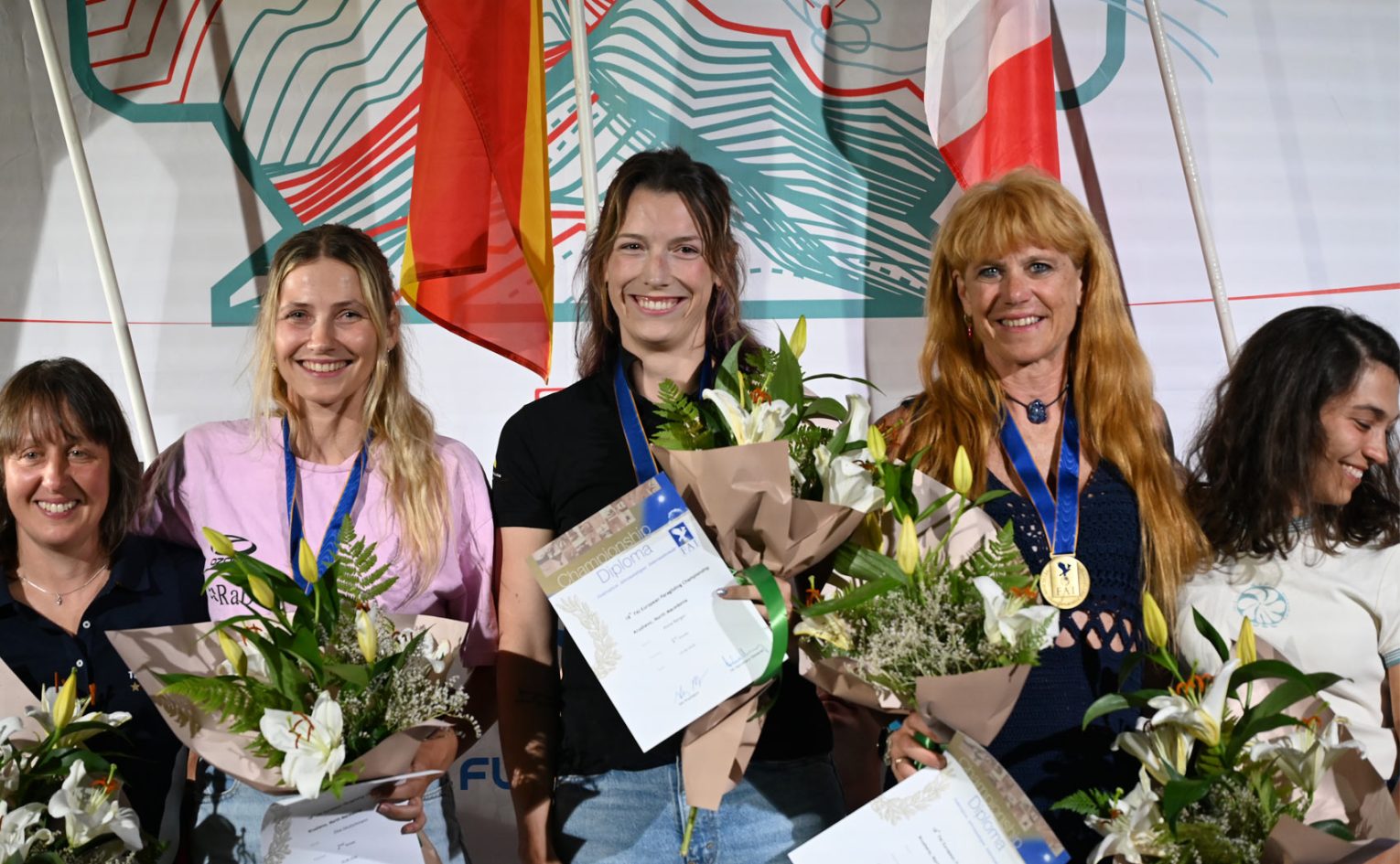 FAI European Championships 2026, Krusevo, women's podium