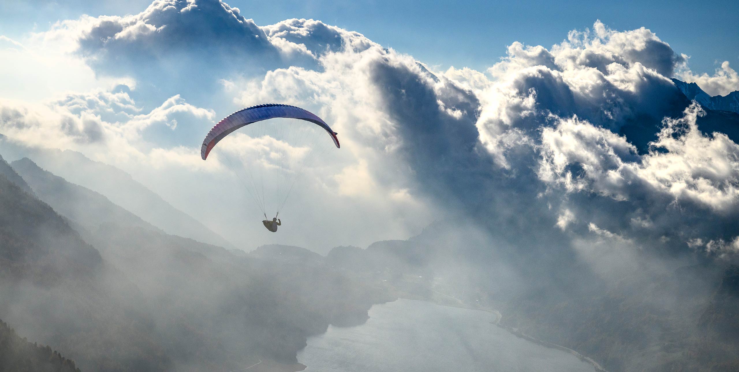Over the Engadin valley